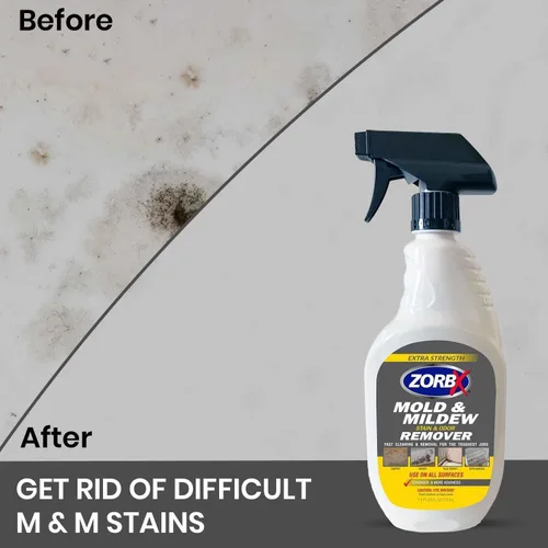 Vista 15 de ZORBX Extra Strength M&M Remover and Cleaner - Spray limpiador sin lejía Fórmula sin exfoliante Removedor de olores multiusos para alfombras