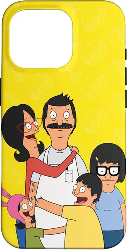 Vista 20 de Funda para iPhone 12 Pro Max Bob Burgers Bob Linda Gene Tina Louise Family Hug