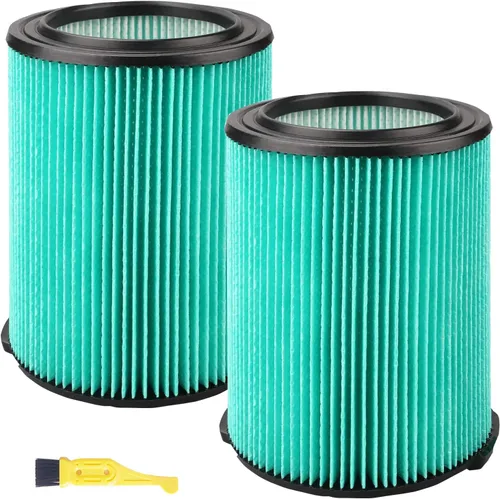 Vista 6 de Paquete de 2 filtros VF4000 de repuesto para Ridgid para aspiradoras Shop Vac en seco y húmedo de 5-20 galones 72947 y para aspiradoras Husky de 6-9
