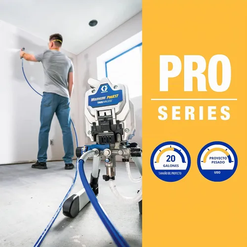 Vista 2 de Graco 17G177 Magnum ProX17, pulverizador de pintura con soporte de pie.