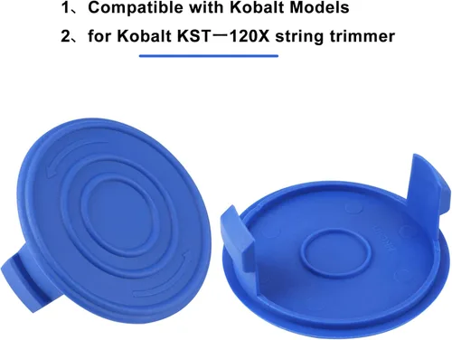 Vista 3 de THTEN Tapa de carrete de repuesto para recortadoras de cuerda Kobalt KST 120X-06 y KST 120X KST 2040-06 de 40 voltios Artículo 1520463,506892,808667