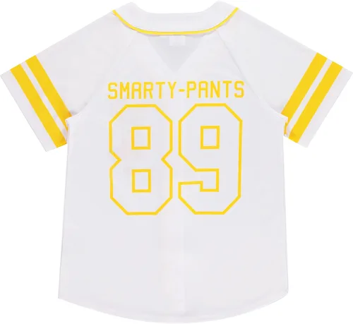 Vista 2 de The Simpsons Camiseta de béisbol para mujer - Lisa, Krusty, Bart and Homer Simpson malla con botones