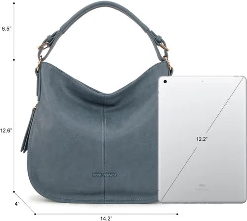 Vista 6 de Montana West Bolsos Hobo para mujer Bolsos de hombro y bolsos