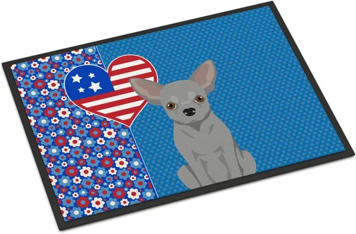 Vista 23 de Caroline's Treasures WDK5119JMAT Airedale Terrier USA - Tapete para interiores o exteriores, 24 x 36 pulgadas, tapete para puerta delantera