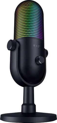 Vista 8 de Razer Seiren V3 Chroma RGB, Stream & Game Reactive, micrófono USB, negro