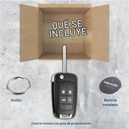 Vista 3 de KeylessOption Llavero de repuesto para 2010 2011 2012 2013 2014 2015 2016 2017 2018 2019 Buick Encore Chevrolet Chevy Camaro Equinox Impala Malibu