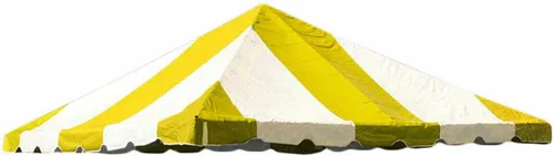 Vista 3 de Party Tents Direct - Toldo de vinilo de PVC de repuesto de 20 x 20 pies Blanco