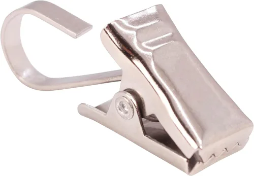 Vista 9 de BIHRTC Paquete de 25 mini clips para cortinas, ganchos para cortinas, clips para varillas, clips para luces, ganchos en S de acero inoxidable
