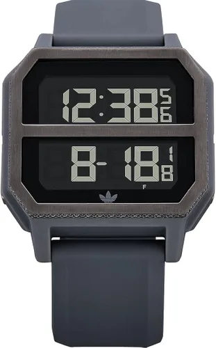 Vista 2 de Adidas Archive R2 Reloj digital para hombre con pulsera de silicona Z16632-00