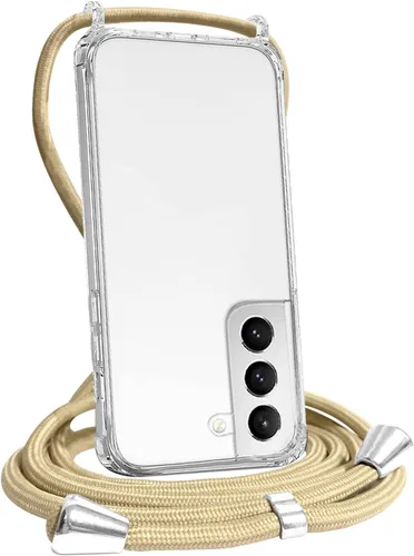Vista 9 de Funda transparente compatible con Samsung Galaxy S22 Ultra con correa ajustable para el cuello, funda cruzada para Galaxy S22 Ultra, TPU