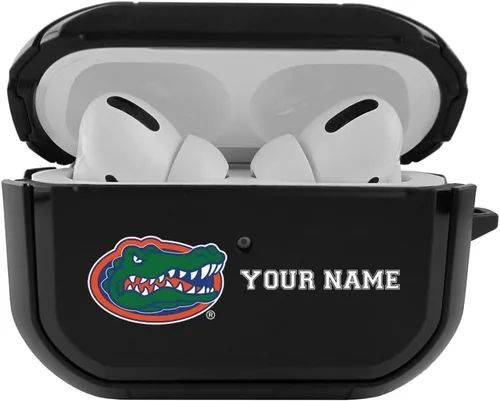 Vista 14 de Colegial - Funda negra duradera para Apple AirPods Pro (1ª/2ª generación) con mosquetón - Alabama Crimson Tide