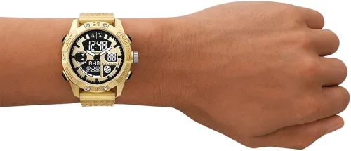 Vista 5 de AX Armani Exchange - Reloj de silicona analógico digital para hombre