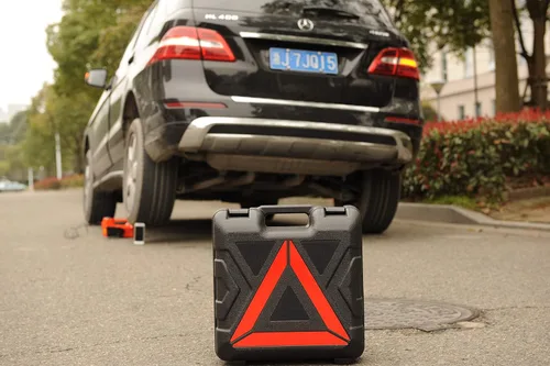 Vista 9 de Kit de reparación de neumáticos de coche portátil multifuncional 3 en 1 de 5 toneladas de elevación de neumáticos eléctricos de elevación automática