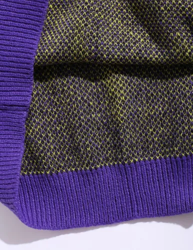 Vista 110 de ZAFUL Y2K - Suéter casual con estampado de llama estética para hombre, suéter de punto holgado, manga larga, cuello redondo