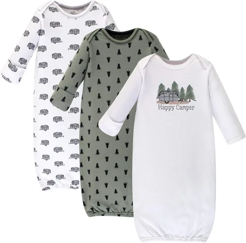 Vista 38 de Touched by Nature - Camisones unisex de algodón orgánico para bebé