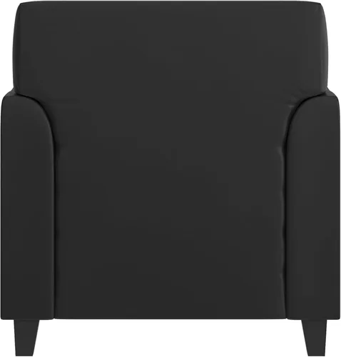 Vista 5 de Flash Furniture - Sofá de LeatherSoft negro de la serie Hercules Diplomat