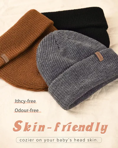 Vista 2 de FURTALK Gorros de invierno para niños y niñas, gorro de invierno para niños y niñas