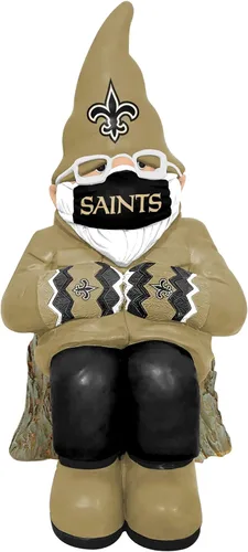 Vista 3 de FOCO NFL Unisex-Adult Bundled Up Sitting Garden Statue Outdoor Gnome 11