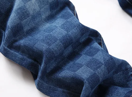 Vista 5 de AITITIA - Jeans rasgados de ajuste estándar para hombre