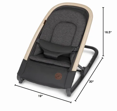Vista 11 de Maxi-Cosi Kori - Asiento mecedor de bebé 2 en 1 para bebés, silla mecedora para bebé, silla gorila portátil, grafito clásico