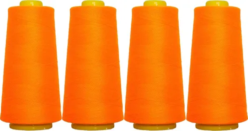 Vista 105 de Threadart Hilo Serger - Costura Poliéster - 2750 Yard Cono 40/2 - Aguamarina Polyester serger thread for overlock sewing, seams and garment