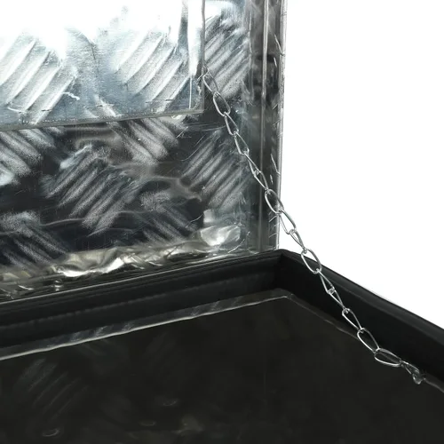 Vista 5 de Caja de herramientas de aluminio de 36 pulgadas, caja de herramientas de 5 bares, caja de herramientas de almacenamiento Orgainzer con pestillo
