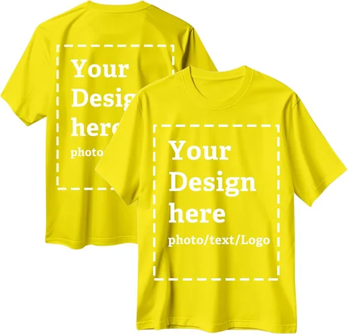 Vista 12 de Camisetas personalizadas para hombres y mujeres, hechas en Estados Unidos, camisetas personalizadas con texto/foto frontal y trasera, camisetas