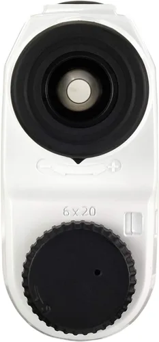 Vista 2 de Nikon Coolshot 20i GII - Telémetro de pendiente láser de golf, versión estándar blanco con borde amarillo, talla M