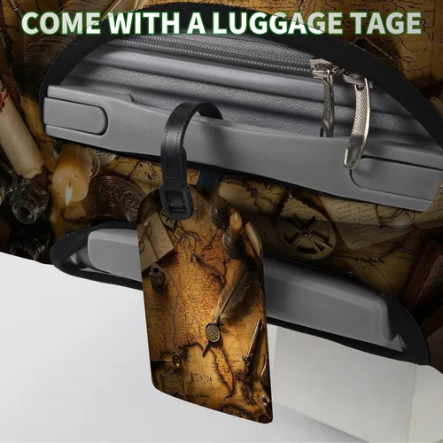 Vista 6 de FUYOCWE Fundas de equipaje para maleta, aprobadas por la TSA, protector elástico lavable para maleta, se adapta a accesorios de viaje de 19 a 32