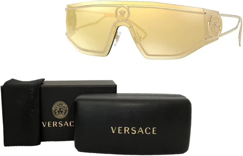 Vista 3 de Versace VE2226 Irregular Sunglasses for Men BUNDLE with Designer iWear Complimentary Eyewear Care Kit