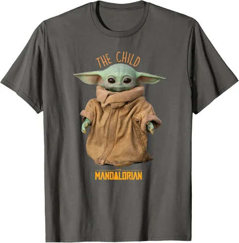 Vista 57 de Star Wars The Mandalorian Grogu The Child Photo Pose - Camiseta linda Negro