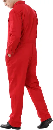 Vista 5 de TOPTIE Workwear Mechanic Overol 8.5 Oz Poliéster Algodón Mezcla Talla Regular