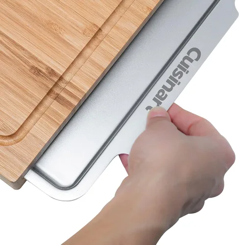 Vista 10 de Cuisinart CPK-4884 Tabla de cortar de bambú con bandeja oculta