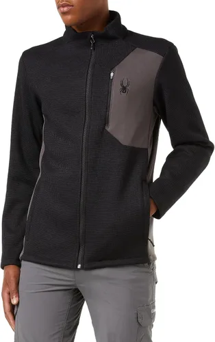 Vista 20 de Spyder Chaqueta híbrida de capa media con cremallera completa para hombre Azul etéreo