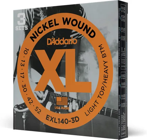 Vista 22 de D'Addario XL EXL157 - Cuerdas de níquel para guitarra eléctrica de 6 cuerdas, entonación perfecta, sensación consistente, durabilidad fiable