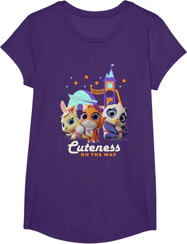 Vista 14 de Disney Camiseta Junior T.O.T.S. Cuteness On the Way Negro
