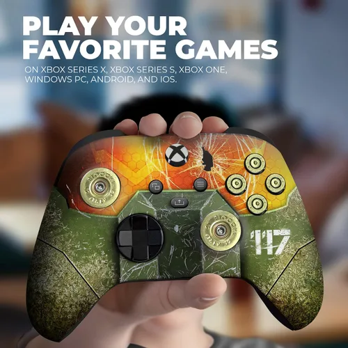 Vista 4 de DreamController Original Xbox Wireless Controller Special Edition Customized Compatible with Xbox One SX, Xbox Series XS & Windows 10 Made with