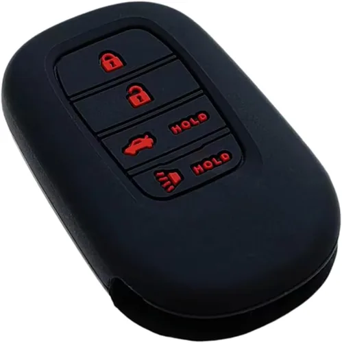 Vista 4 de REPROTECTING Funda de goma de silicona para llavero compatible con Honda Accord Civic CR-V Sport SI EX EX-L Touring 2022-2026