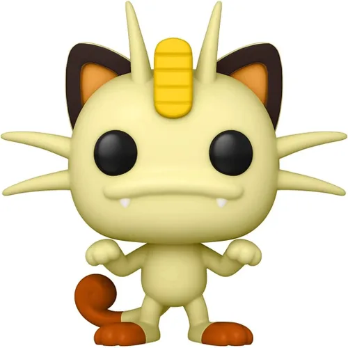 Vista 5 de POP Meowth Funko Pop Figura de vinilo (paquete con funda protectora compatible con Pop Box), multicolor, 3.75 pulgadas