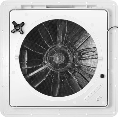 Vista 5 de Ventilador de ventilación de techo RV reversible de 6 velocidades