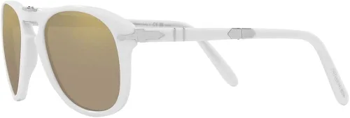 Vista 3 de Persol SMQ - LE MANS EXCLUSIVE PO 0714SM Opal IvoryClear Mirror K Gold Plated 5421140 Gafas de sol unisex