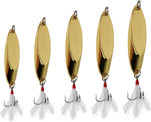 Vista 7 de Fishing Lures Fishing Spoons Plateado (sliver)