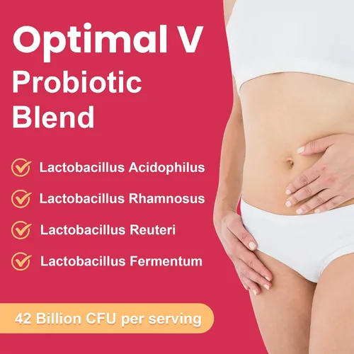 Vista 3 de KIMAZO Probióticos vaginales para mujeres, 42 mil millones de UFC promueven el equilibrio del pH, olor vaginal saludable y salud del tracto urinario