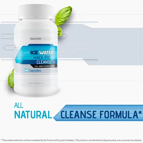 Vista 5 de Ice Water Hack Pro Cleanse - Fórmula mejorada Truco de agua helada - Píldoras de limpieza intestinal delgadas - Limpieza de cuerpo completo - Tomar