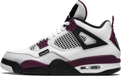 Vista 19 de Nike Jordan 4 Retro - Tenis para hombre, talla Beige/Rojo/Verde
