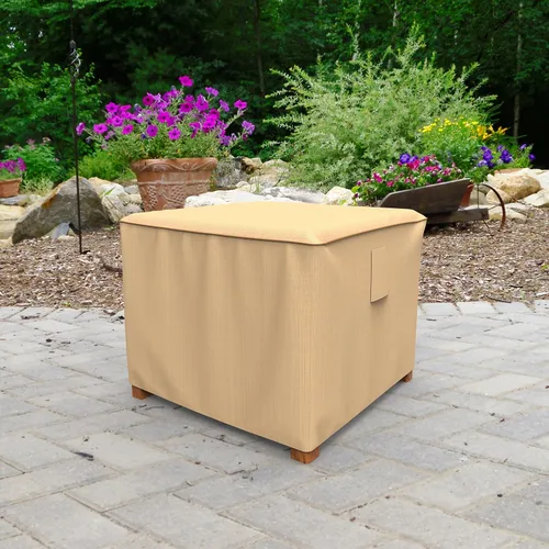 Vista 3 de EmpirePatio Select - Funda cuadrada para mesa de patio/otomana, tamaño pequeño