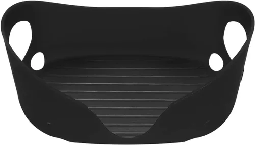 Vista 7 de Silicone Covers Sets 3pcs for Oculus Quest 2 - Face Cover Mask - Lens Cover Caps - Soft VR Shell Case Protected All Headset Body for Q2 (Black)
