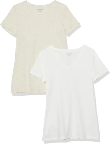 Vista 362 de Amazon Essentials Women's Regular-Fit Short-Sleeve Crewneck T-Shirt
