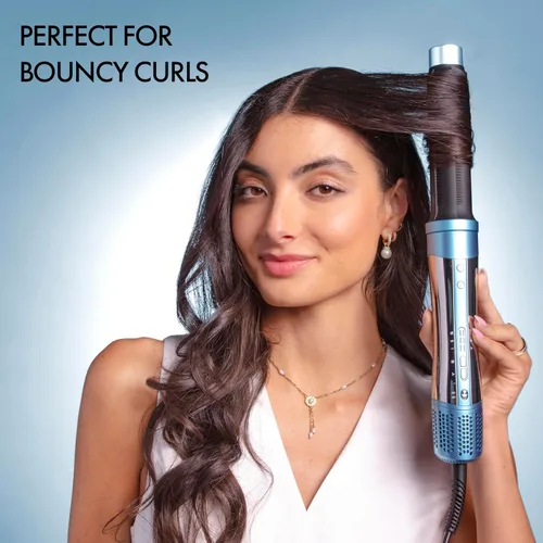 Vista 2 de BaBylissPRO StyleSwitch Ionic Multi-Styler, Air Styler and Hair Dryer, Lightweight Hot Air Brush with 5 Attachments, Automatic Dual Voltage