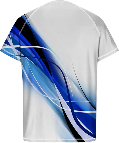 Vista 5 de Camisetas gráficas de diseñador para hombre, camiseta de manga corta con estampado digital, camiseta deportiva de verano, camiseta de manga corta